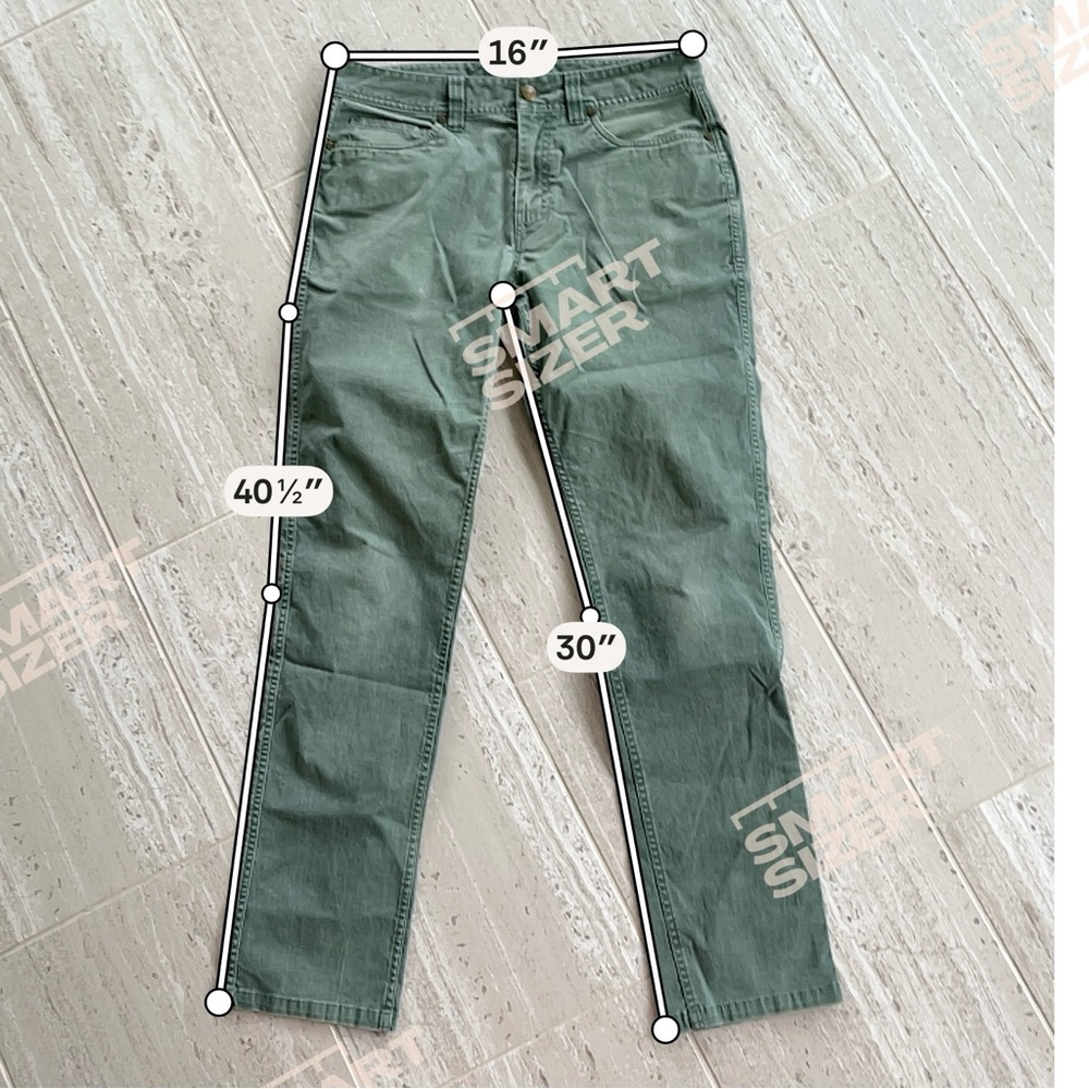 Toad&Co Olive Mission Ridge Pants - Picture 6 of 7